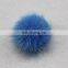 2" Promotional Premium Quality Mink Fur Pom Poms With Elastic Hook Soft Mink Fur Pompons