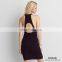 Women Summer Sexy bodycon fit Open Back Sweater Dress