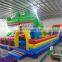 Crocodile Inflatable Fun City, Bounce House With Slide, Inflatable Bounce Castle For Amusement Park