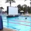 swimming pool inflatable movie screen theater / inflatable water movie screen / swimming pool movie screens