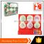 top selling 12 different arts ball toys christmas decoration 2017 with painting tools