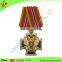 Most quality design souvenir custom medal with ribbon drape