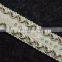 wholesale sequins gold lurex lace trim for decorative