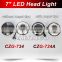 fast lead time IP6K9K water proof off-road 7" round LED light for 4*4 offroad