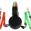 Reflective Double Dog Leash,360° Tangle-Free