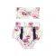 Baby Girls Stylish Flower Bloomer and headband set Toddlers Ruffle Newborn Diaper Cover