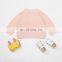 Beautiful Children Girls Knitted  Clothes Solid Color Fall Winter Baby Sweater Cardigan