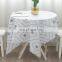 Kitchen accessories cheap 100% polyester oilproof dinning table cover waterproof tablecloth