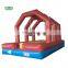 china cheap air big baller wipe out inflatable obstacle course for sale