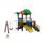 Cheap adventure park outdoor kids playground plastic slide equipment for children for sale JMQ-18154A