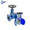 steel flange end bellow globe valve ductile iron
