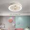 22 inch new design bedroom fan light simple ceiling fan light