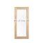 Modern Style White Brown Frame Full Length Floor Standing Dressing Mirror