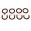 FUEL INJECTOR REPAIR KIT O RINGS FILTERS PINTEL CAPS Set for GMC CHEVY TRUCK 25317628 17113553