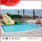 Aqua Park Equipment Fiberglass Rainbow-Colored Pool Slide
