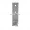 Aluminium 20 Alloy Silver Anodized Fixed Profile Accessories adjust floor feet holder