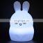 LED Bunny Silicone Night Light For Kids