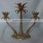 3 Lites centerpiece silver candelabra