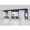 Township power failure alarm bus station kiosk multifunctional bus shelter platform billboard company