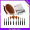 2016 Private Lable New Fashion Girls Tops Toothbrush Makeup Brush