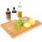 New design environmental professional chefs organic bamboo cheese vegetables cutting board with handle