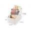 Plastic TV Remote Control Box 4 Compartment Decorative Home Plastic Storage Box