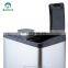 kitchen hotel use 3 compartments foot pedal recycle bins for waste sorting