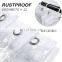 Amazon Hot Selling Thin EVA Waterproof Environmental Pebble Plastic Shower Curtain Environmental