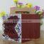 New Design With Handbag Butterflies Wooden Wedding Invitation Card