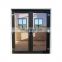 Thermal break aluminum alloy french doors good insulation and sound insulation
