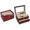 manufacturer Glass top ebony wooden display watch box