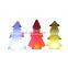 battery rechargeable christmas light star tree Customized size plastic cheap light CE/ROSH certificate led Christmas light
