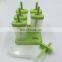 Top Amazon Seller Reusable Ice Lolly Moulds Plastic Popsicle Mold With Funnel And Brush