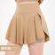 Quick drying built-in pocket with ruffle edge, outdoor badminton and tennis skirt, anti glare fake, two high waisted yoga skirts and pants