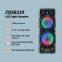 ZQS8210 Double 8 inches party speaker with 20W power and support Bluetooth/USB/TF/FM/MIC/AUX