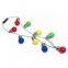 Christmas Multi Color Round Bulb 9 Light Necklace For Party