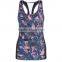 Women fashion wheolesale gym yoga wear fitness wear with Flora Printed