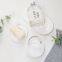 wholesale wave engraving absorbent diatomite stone coasters set