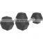 Durable Rubber Coated Cast Iron Hex Dumbbell