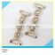 Diamond Chain Gold Plated Base Rhinestone Special Design Chian 2x13cm