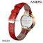 2015 hot sale sapphire ceramic watch with genuine leather band fashion vogue wrist watch for women