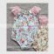 ins hot selling children clothing baby girl floral rompers infant toddlers broken flower jumpsuits baby summer lace bodysuts
