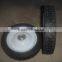 7 inch semi solid rubber wheel with steel rim