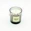 Multi-colored Luxury scented candle in glass jar