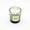 Multi-colored Luxury scented candle in glass jar