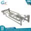Bathroom accessory wall mounted folding commercial hotel style metal towel rack