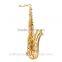 MTS-300 gold lacquer tenor saxophone from china supplier