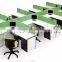 Modern Antique Panel Partition Desktop Cheap Cross Shape 4 Person Workstation(SZ-WS254)