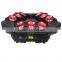 3 heads rotating stage light beam moving head rgbw 4in1 led spider light