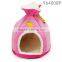 Hot selling good quality and washable money bag pet bed tent for dog of Rosey Form